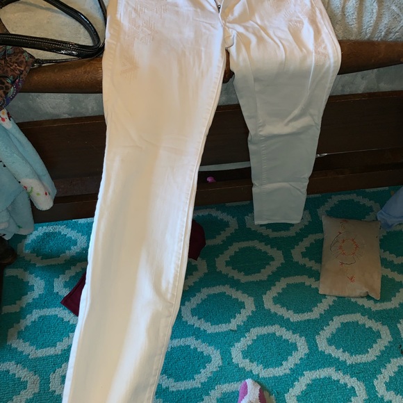 American eagle white jeans size 8 - Picture 4 of 4